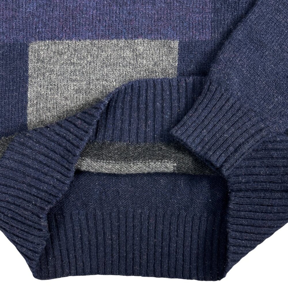 Vintage Cacharel Pure Virgin Wool Intarsia Knit Sweater - Picture 6 of 9